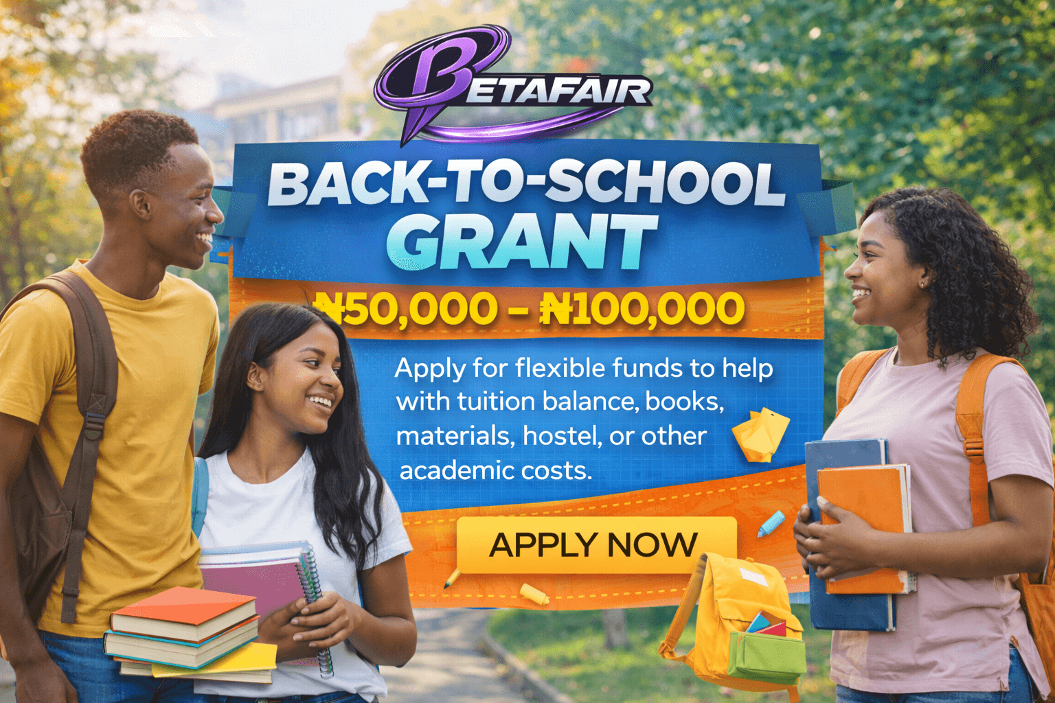 EduFair Back-to-School Grant – ₦50,000 to ₦100,000